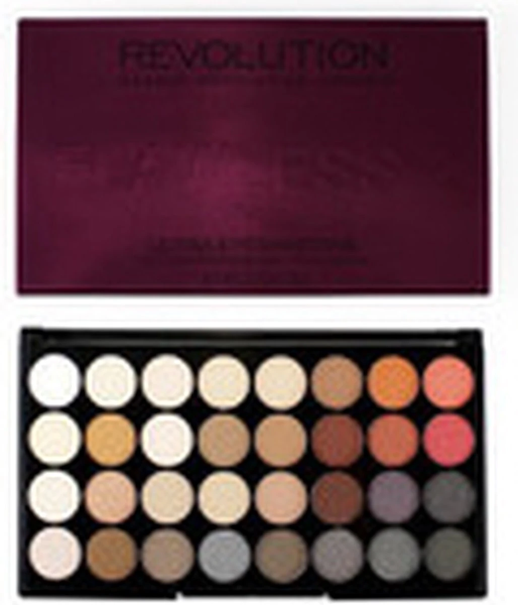 Makeup Revolution Flawless 2 Ultra Eyeshadows - Oogschaduw Palette - 32 Kleuren - Afbeelding 4