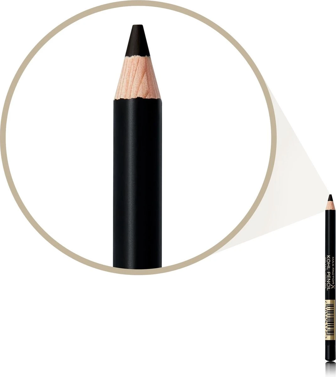 Max Factor Kohl Pencil Oogpotlood - 020 Black - Afbeelding 5