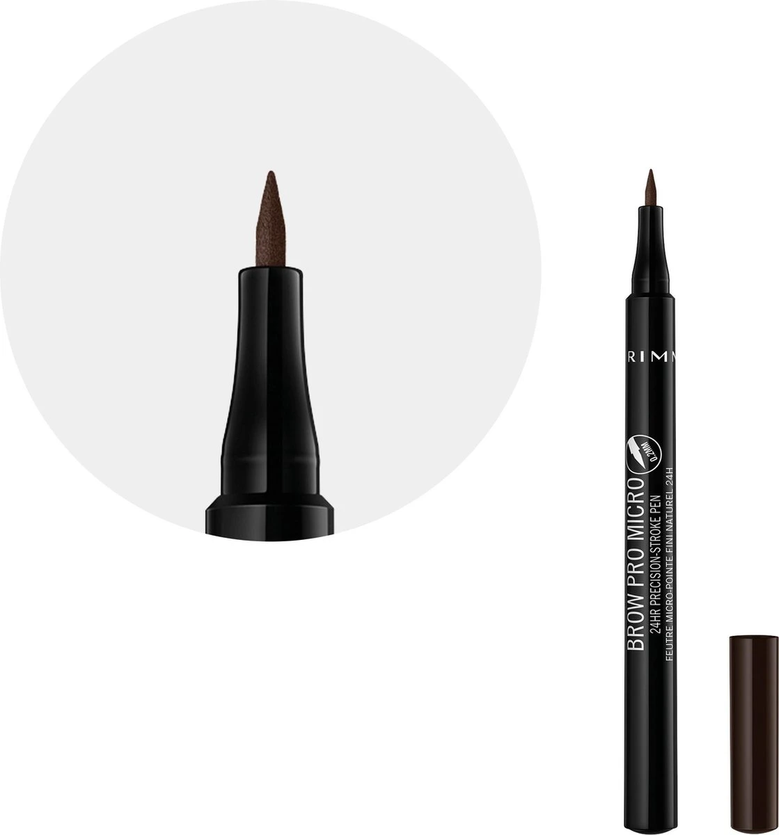 Rimmel London Brow Pro Micro Pen - 004 Dark Brown - Afbeelding 7