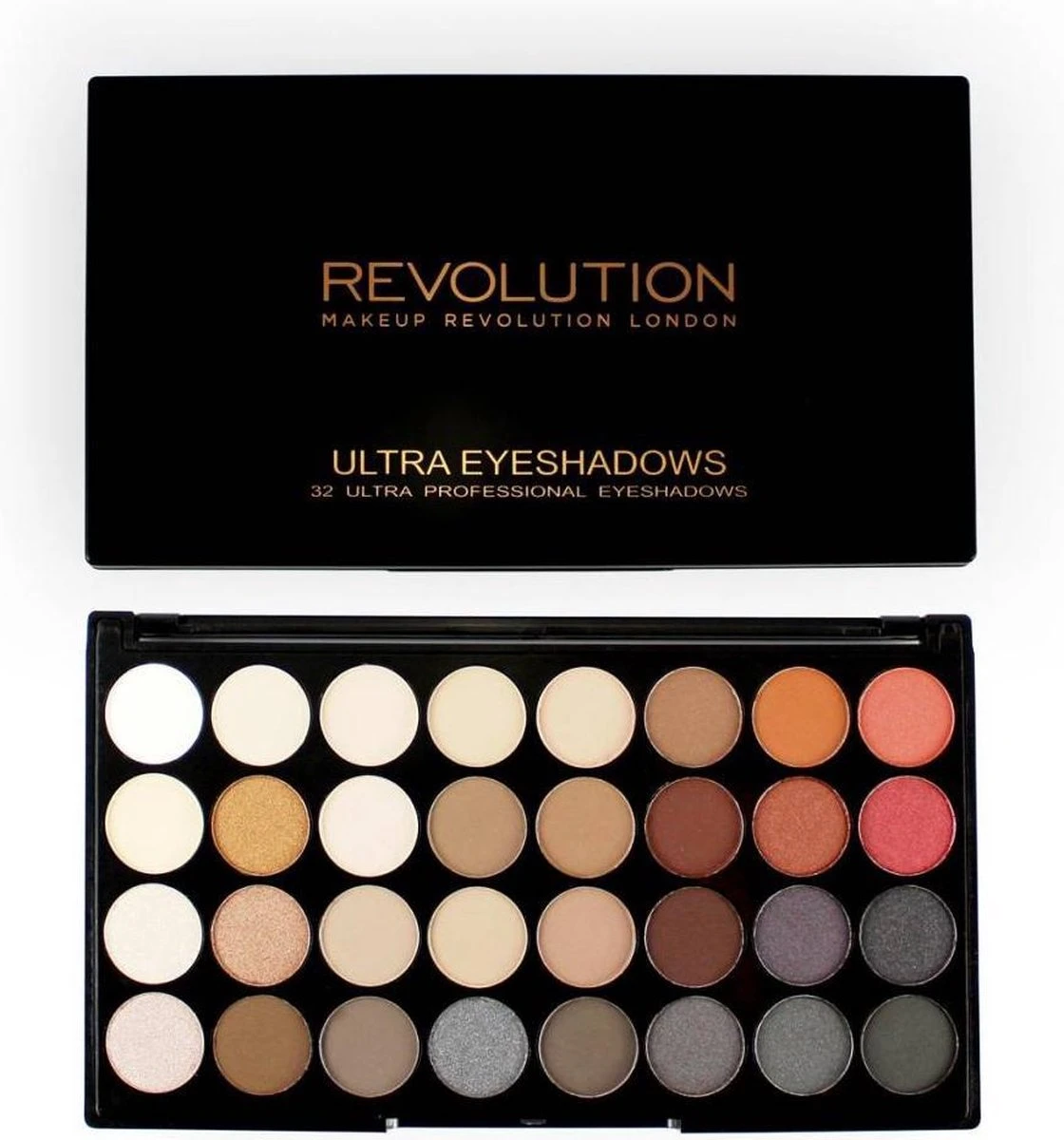 Makeup Revolution Flawless 2 Ultra Eyeshadows - Oogschaduw Palette - 32 Kleuren - Afbeelding 2