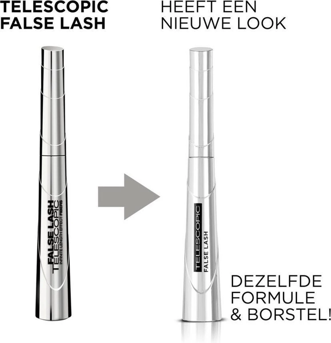 3x L'Oréal False Lash Telescopic Magnetic Black Mascara - Afbeelding 4