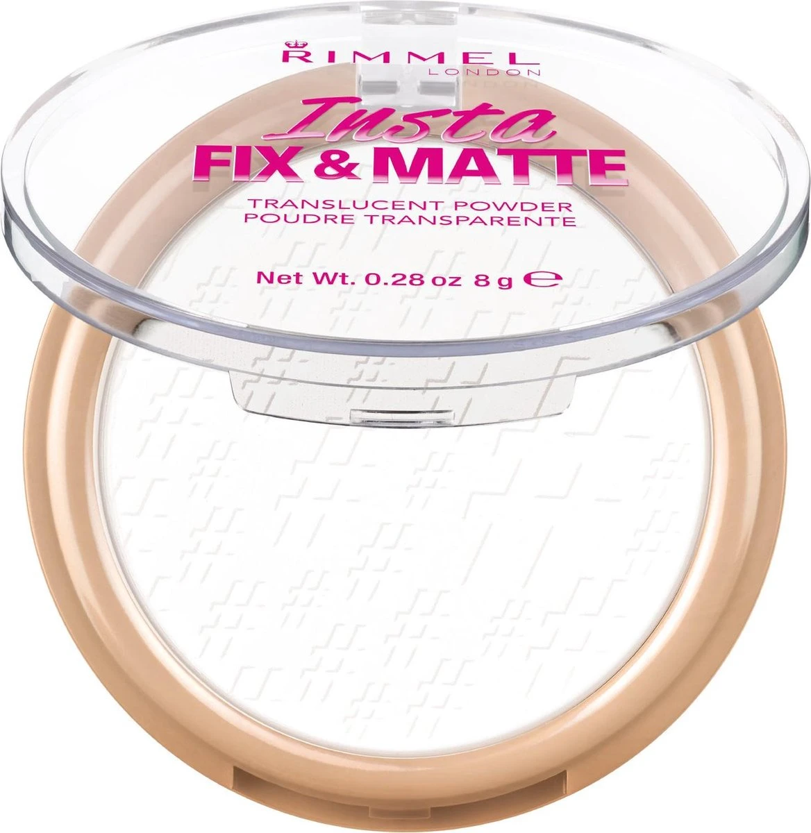Rimmel London Insta Fix & Matte Make-uppoeder - 01 Clear - Afbeelding 2