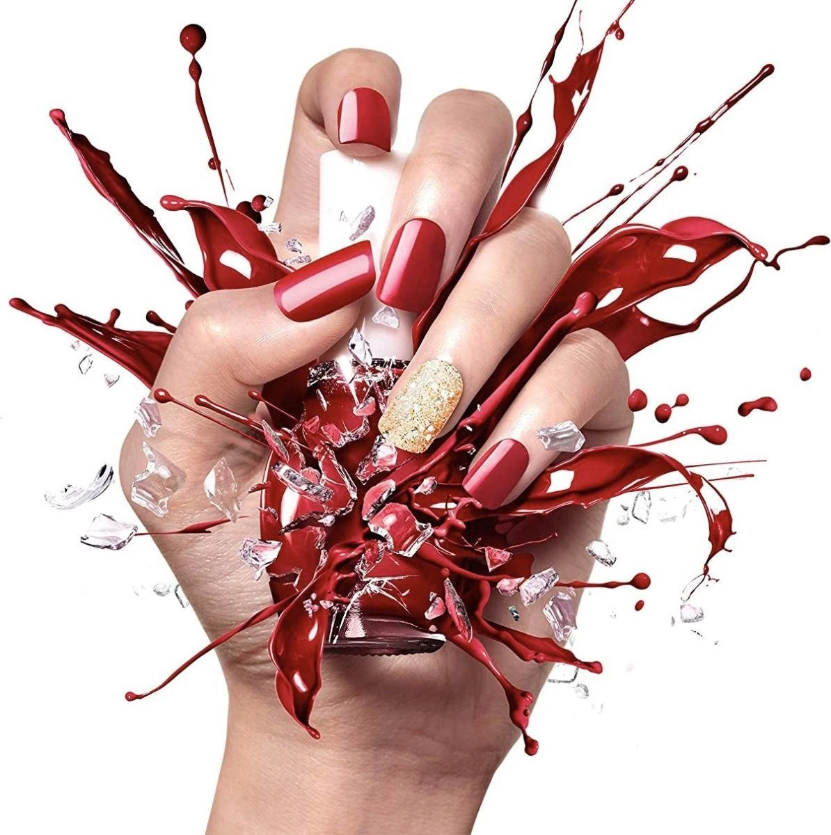 Kiss ImPRESS Press-on Manicure He's With Me- Kunstnagels - Nagels - Press On Nails - Plaknagels - Nepnagels - 30 Stuks - Beste Kwaliteit - Afbeelding 3