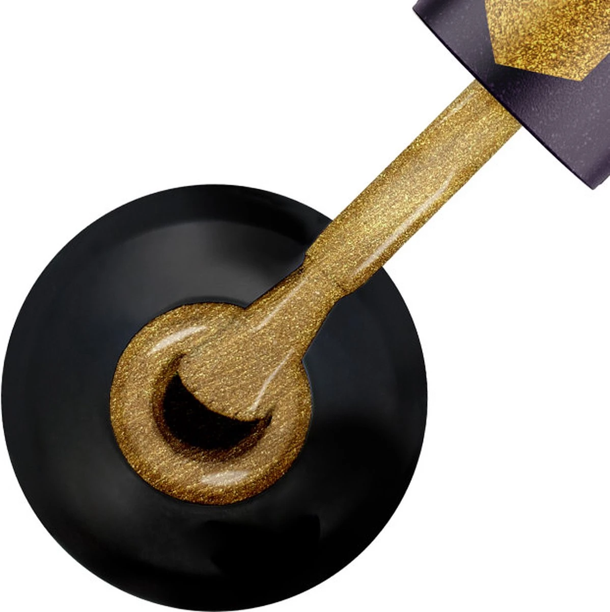 Pink Gellac - Crushed Gold - Gellak - Vegan - Goud - Glanzend - 15ml - Afbeelding 4