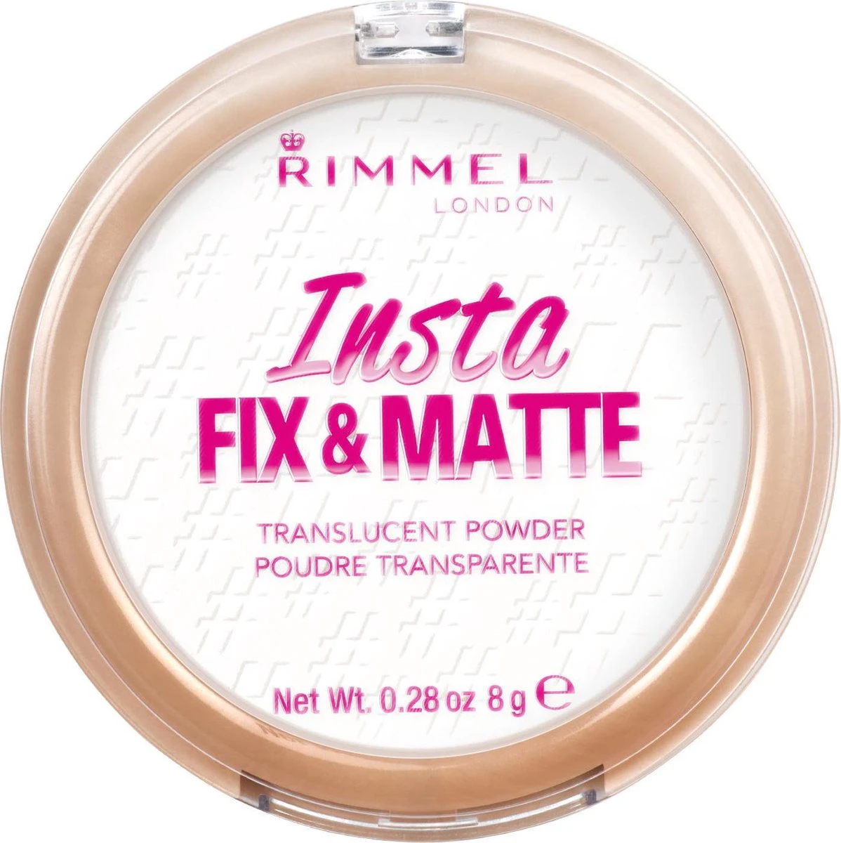 Rimmel London Insta Fix & Matte Make-uppoeder - 01 Clear - Afbeelding 12