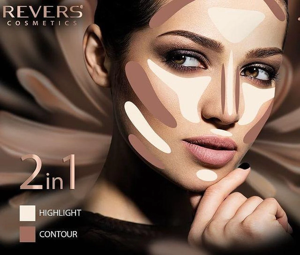 REVERS® Pro Contour DUO Stick #02 Medium - Afbeelding 3