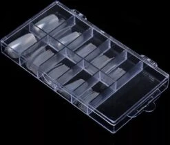 Merkloos Nageltips Set Transparant - Acryl Nagels En Gelnagels - 100 Stuks