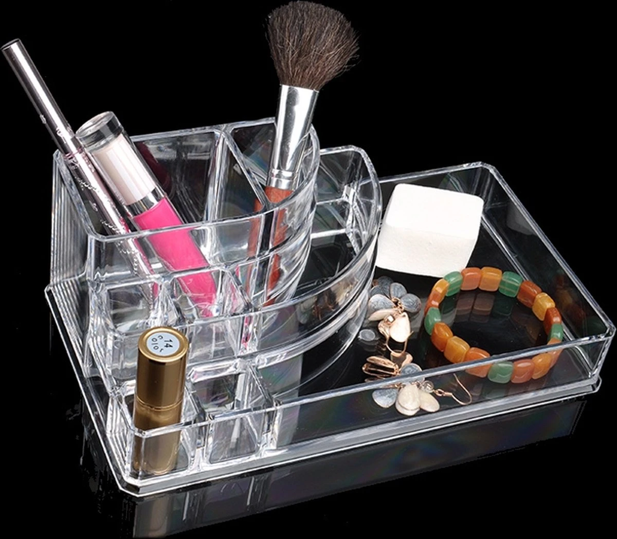 Five® Make Up Organiser Transparant - Transparant - Sorteervakken - Afbeelding 3