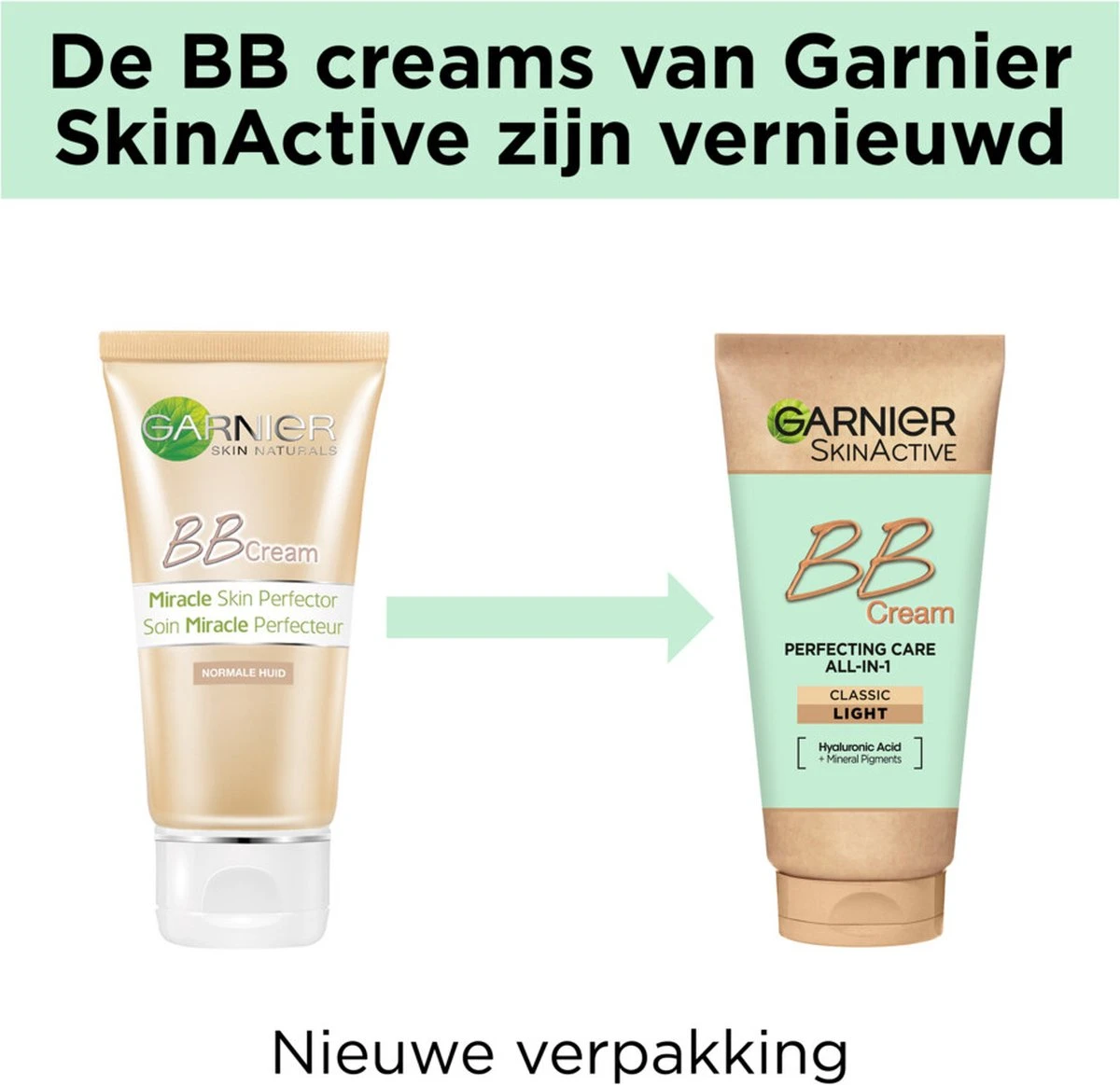 Garnier SkinActive - BB Cream Classic Light 5-in-1 Dagverzorging - 50ml - Getinte Dagcrème - Afbeelding 6