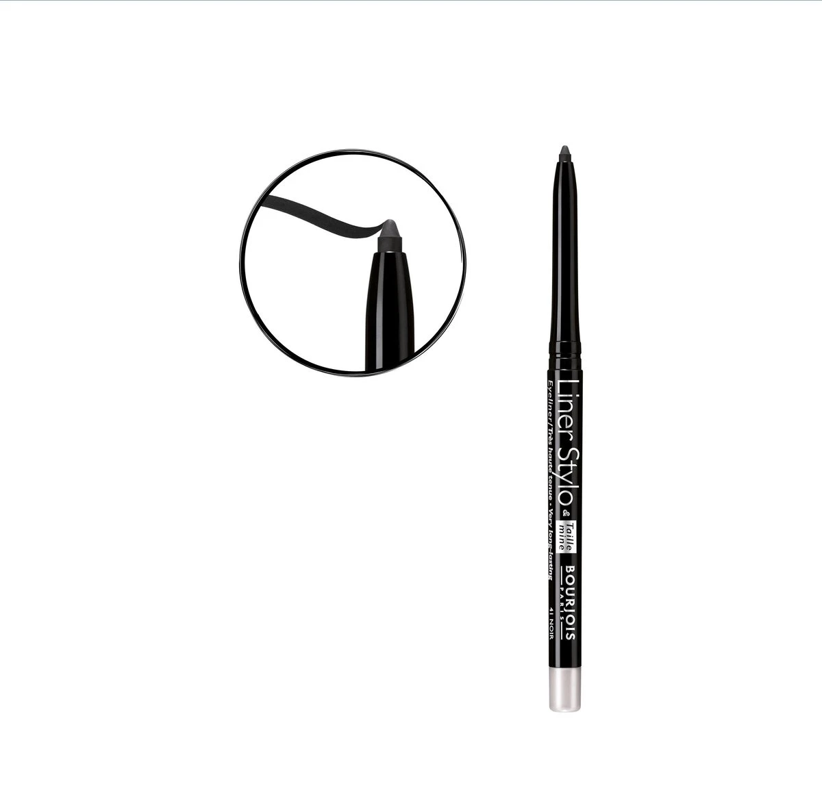 Bourjois - Liner Stylo Retractable Eye Pencil 0.28 G 41 Noir - - Afbeelding 3