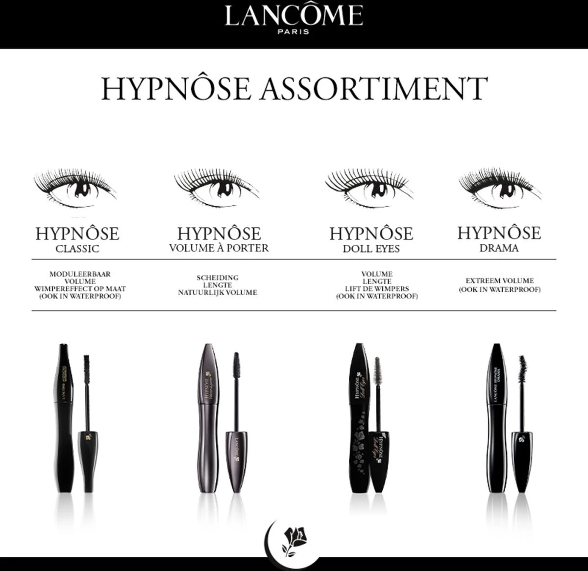 Lancôme Hypnôse Doll Eyes Waterproof Mascara - Zwart - Afbeelding 2