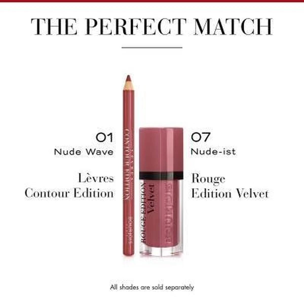 Bourjois Levres Contour Edition Lip Liner Contour Lip Pencil - 01 Nude Wave - Afbeelding 6