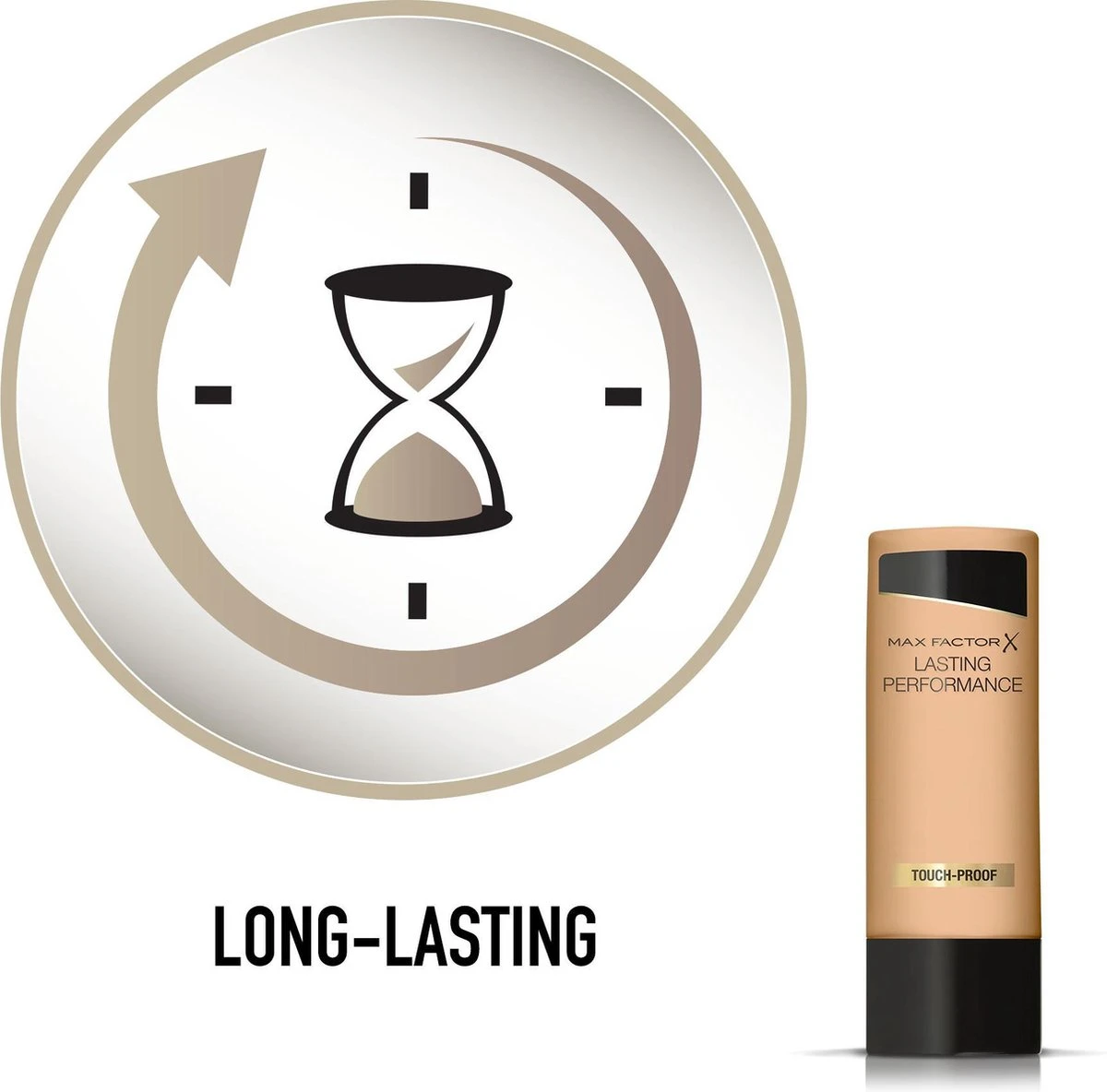 Max Factor Lasting Performance Liquid Foundation - 110 Sun Beige - Afbeelding 4