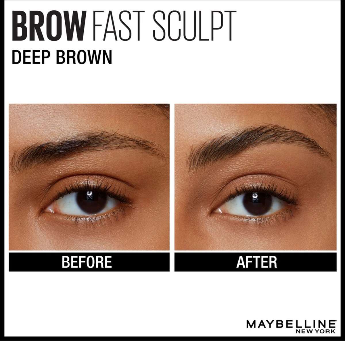 Maybelline Brow Fast Sculpt - 06 Deep Brown - Wenkbrauwgel - Afbeelding 3