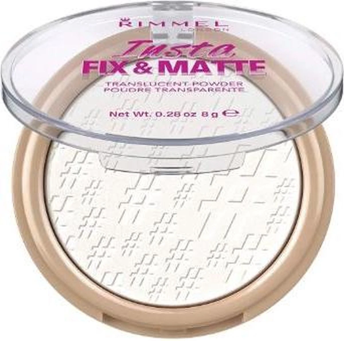 Rimmel London Insta Fix & Matte Make-uppoeder - 01 Clear - Afbeelding 10