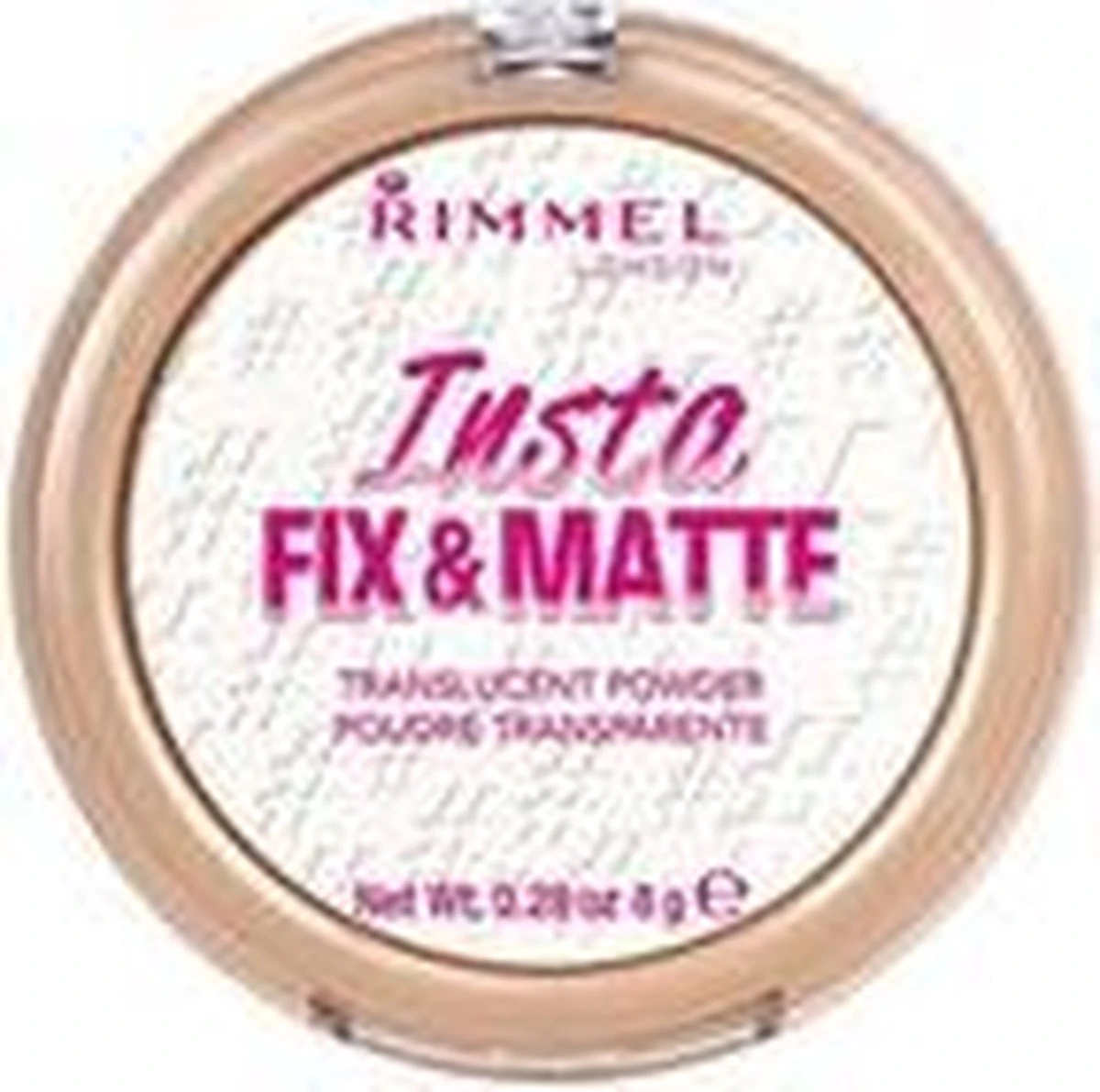 Rimmel London Insta Fix & Matte Make-uppoeder - 01 Clear - Afbeelding 20