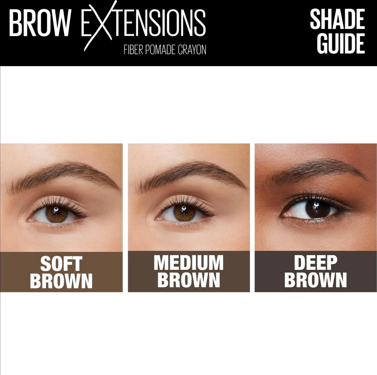 Maybelline Brow Extensions - 06 Deep Brown - Bruin Wenkbrauwpotlood - 10.5 Gr - Afbeelding 6