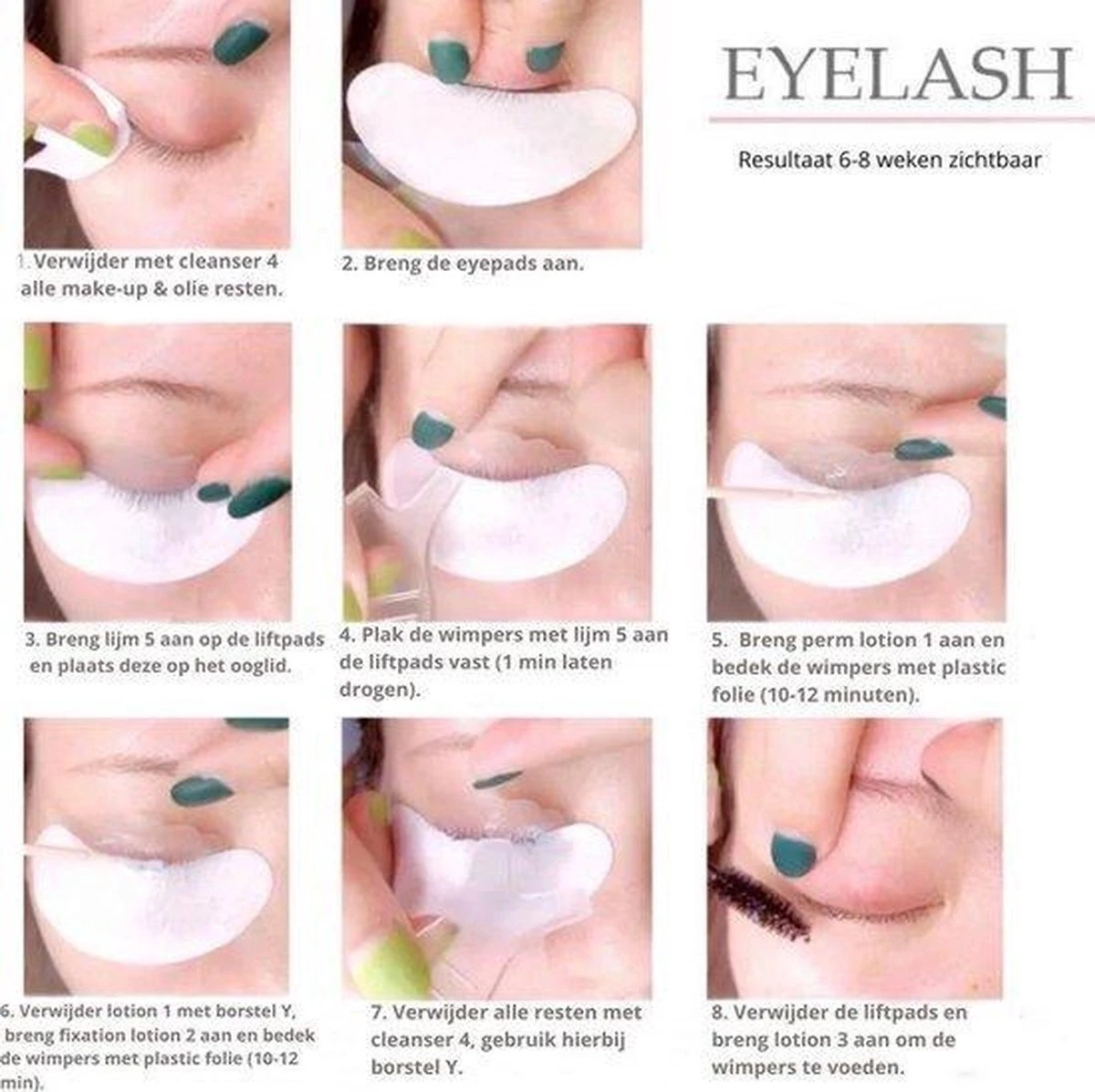 Mimlo Professionele Wimper & Wenkbrauw Lifting Set - Lash Lift Kit - Wimperlifting Set - Browlift - Permanente Wimper Kruller - Lash & Brow Lift Kit - Afbeelding 6