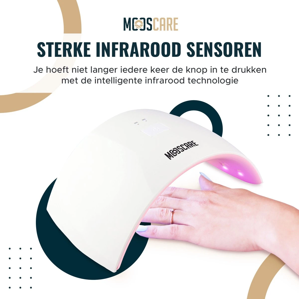 MOOSCARE 36 Watt LED Lamp Voor Gellak Nagels – Nageldroger – Gellak Lamp - UV Lamp Gelnagels - Nail Art Nagellamp - Gel Nagellak Nageldroger - Afbeelding 7