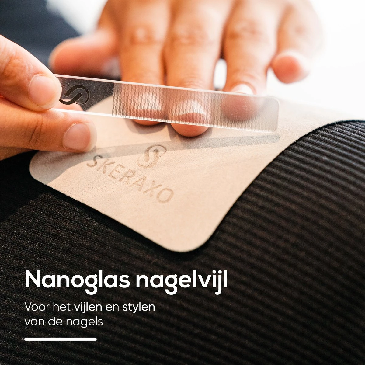 Skeraxo 8-delige Luxe Verschillende Tools - Professioneel Manicure Set & Pedicureset Met Nagelvijl & Nageltang – Behandeling Nagels En Huid - Afbeelding 12