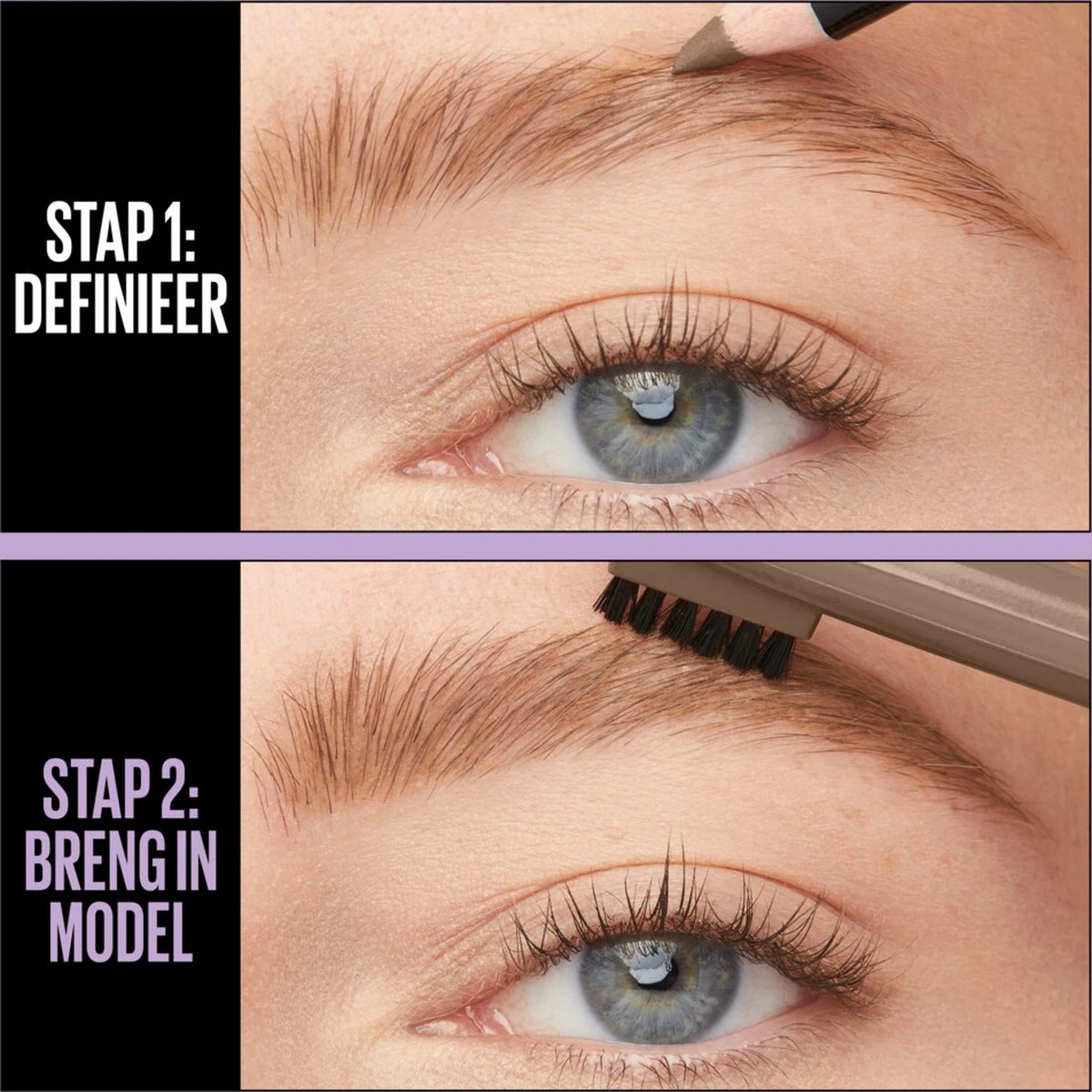 Maybelline New York - Express Brow Shaping Pencil - 05 Deep Brown - Bruin Wenkbrauwpotlood En Borstel - Afbeelding 5
