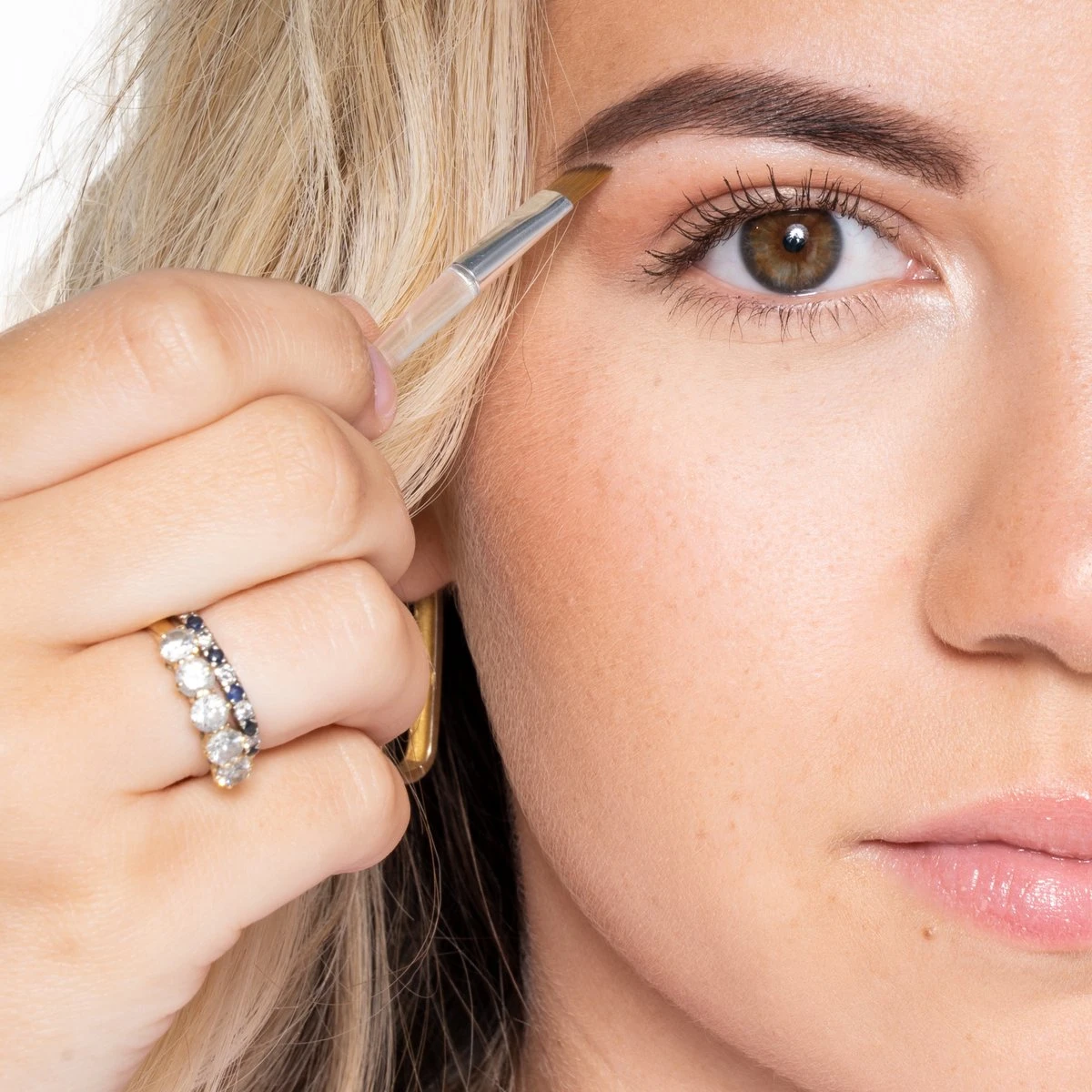 Herome Eye Care Wenkbrauw Poeder Zwart - Compact Brow Powder Nearly Black - Waterproof Verrijkt Met Panthenol - Volumineuze Wenkbrauwen In Een Handomdraai - Afbeelding 3