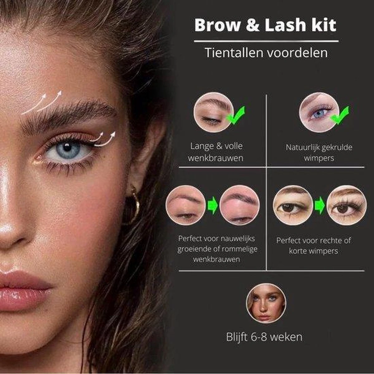 Mimlo Professionele Wimper & Wenkbrauw Lifting Set - Lash Lift Kit - Wimperlifting Set - Browlift - Permanente Wimper Kruller - Lash & Brow Lift Kit - Afbeelding 5