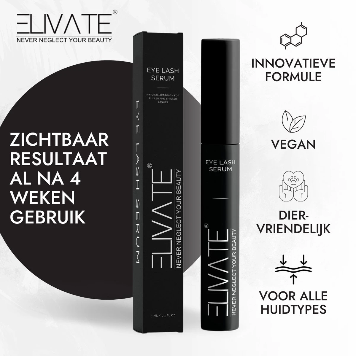 Elivate® 2x Wimperserum 3ml - Afbeelding 3