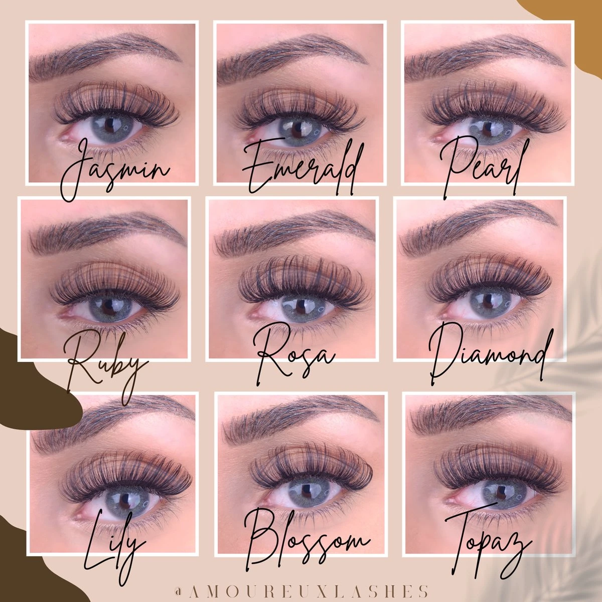 Merkloos Nep Wimpers Russisch Volume- Emerald Wimperextension Lashes - Afbeelding 5