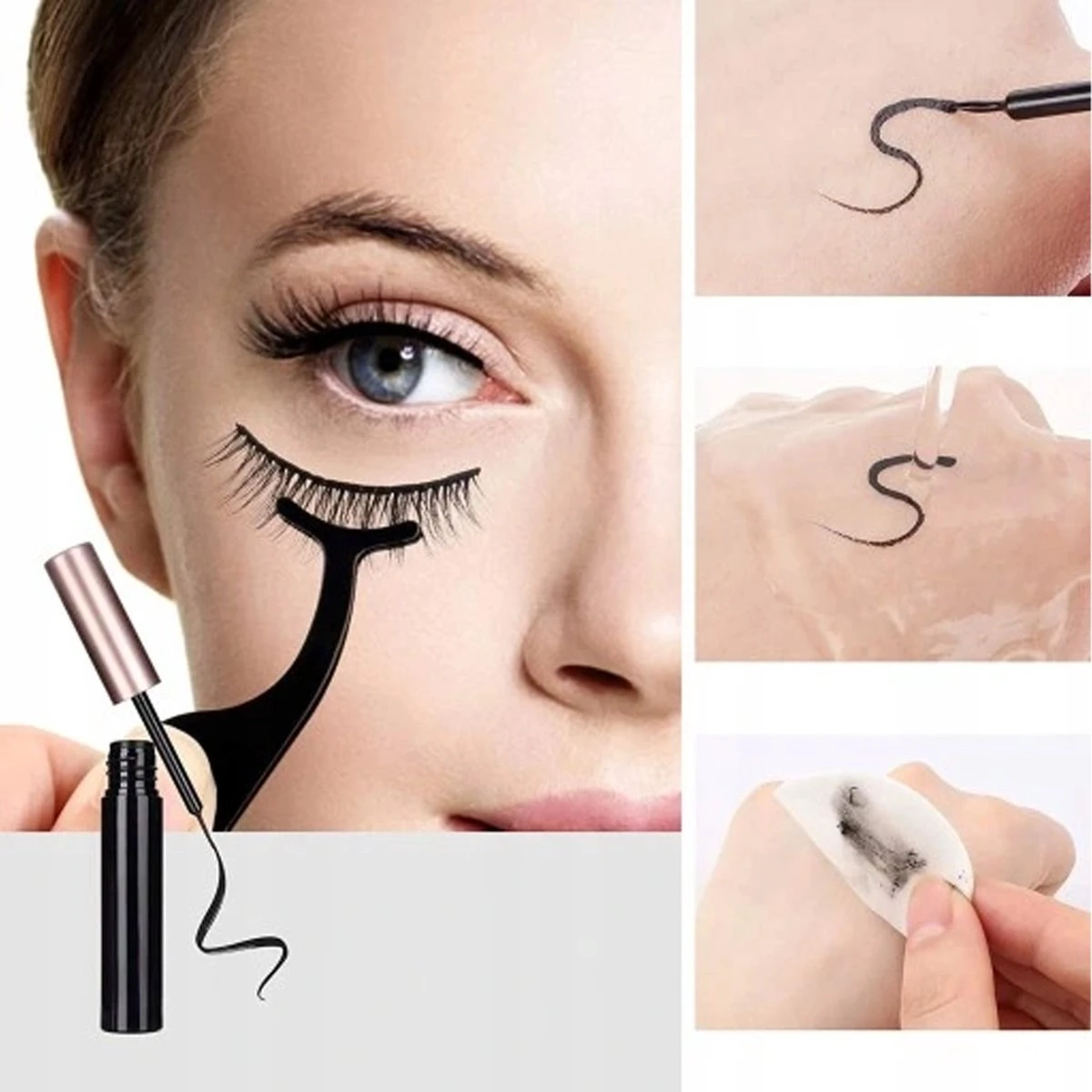 Magnetische Wimpers - Eyeliner & Pincet - Wimper Extension - 3 Paar Nepwimpers - Lashes Set - Rheme - Afbeelding 6