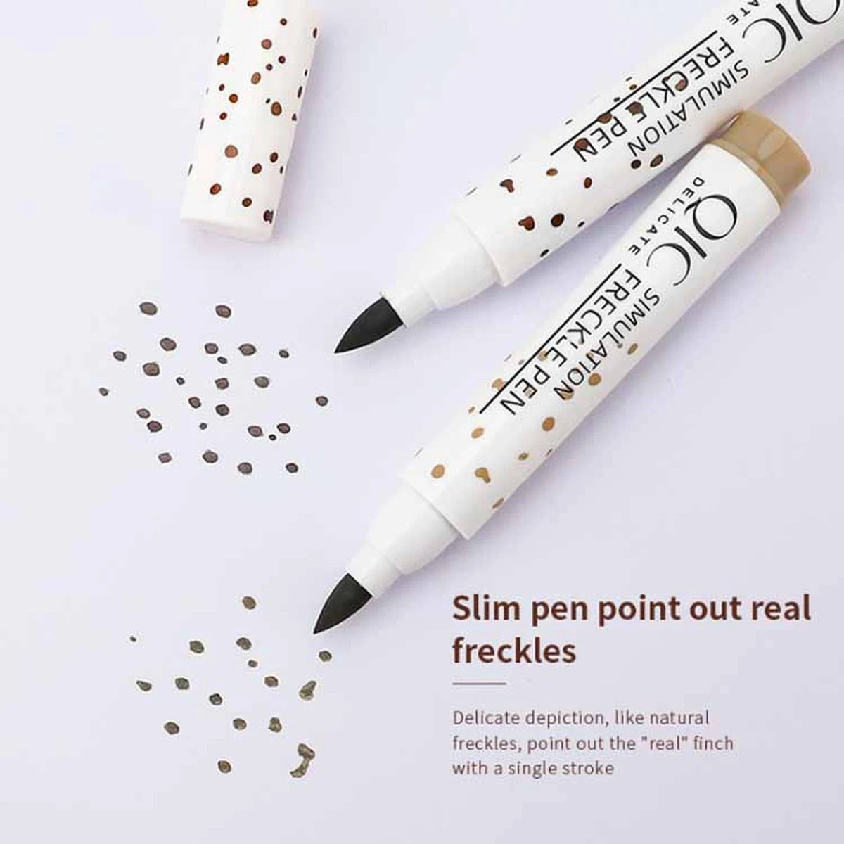 Palm QIC Freckle Pen - Sproetjes Pen - Freckle Pen - Freckles - Licht Bruin - Afbeelding 5