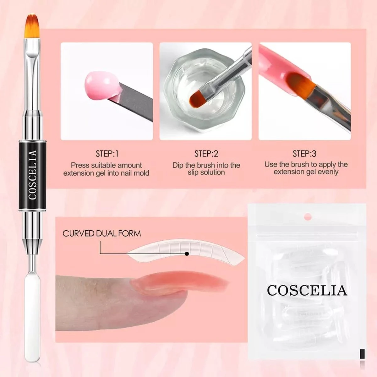 Polygel Kit - Polygel Set - Nagelverlenging - Polygel 7 Kleuren - Polygel Nagels - Kunstnagels - Gel Polish - Acryl Gellak - Afbeelding 6