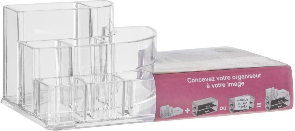 Five® Make Up Organiser Transparant - Transparant - Sorteervakken - Afbeelding 4