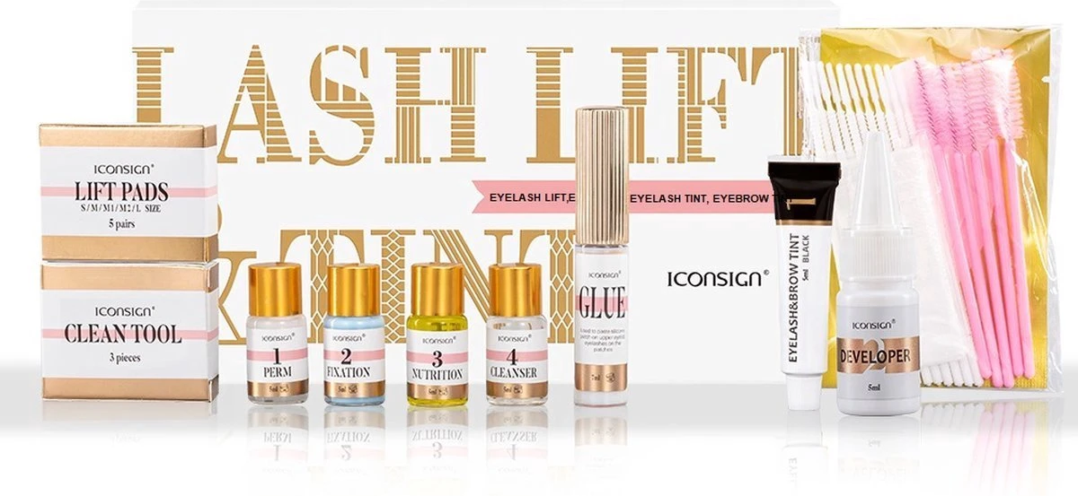 Professional Lash Lift Kit - Wimper Lift - Inclusief Zwarte Wimperverf - Wimperlifting Set - Brow Lamination - Starterskit- Eyelash Lift - Eyebrow Lift - Eyelash Tint - Eyebrow Tint - Voor Professioneel Gebruik - Sinterklaas Cadeau - Kerstcadeau - Afbeelding 4