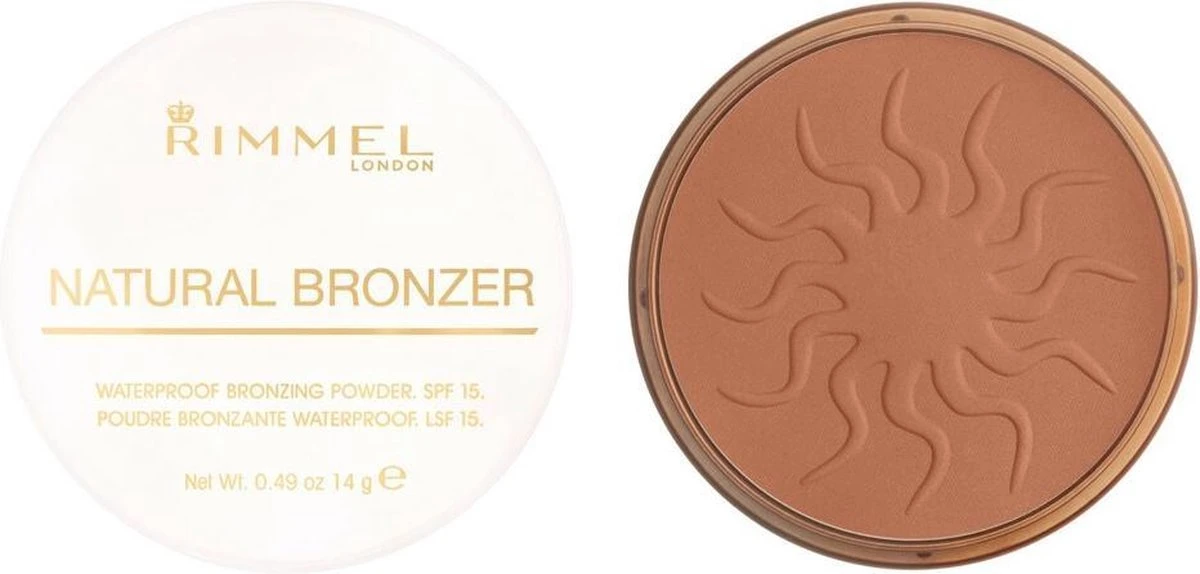 Rimmel London 3x Rimmel Natural Bronzing Powder 026 Sun Kissed