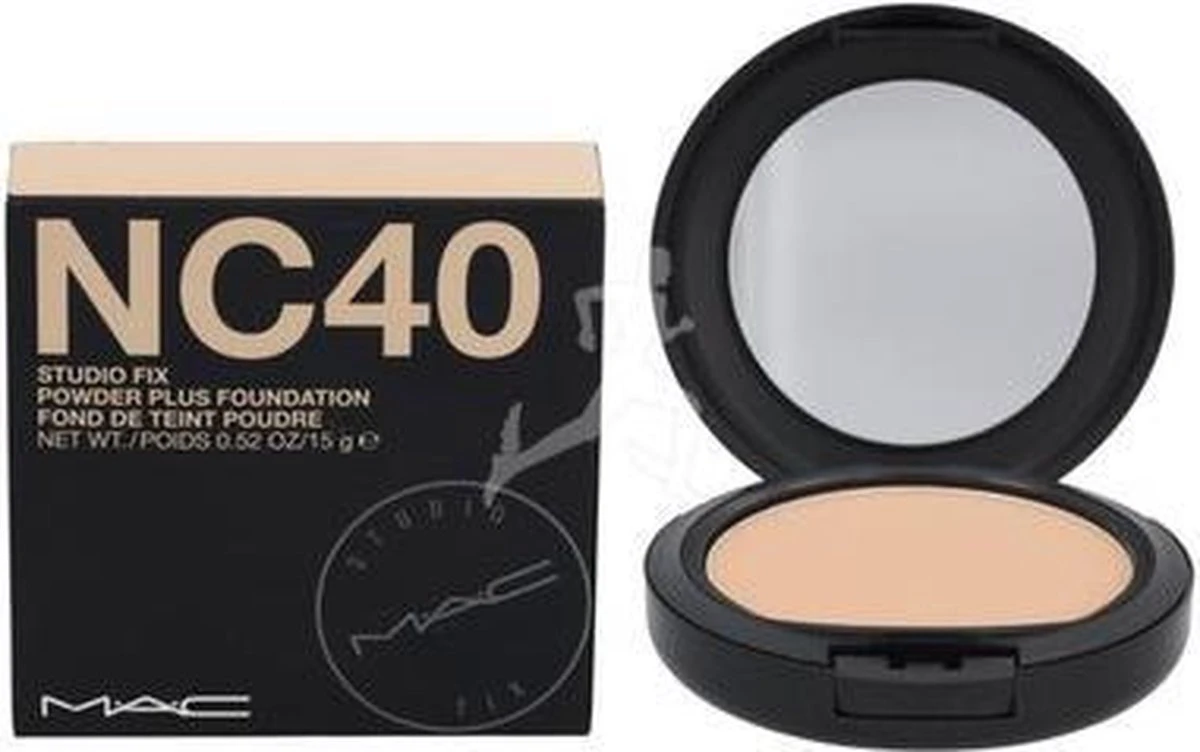 MAC Studio Fix Powder Plus Foundation - NC40 - 15 G - Poeder Foundation - Afbeelding 13