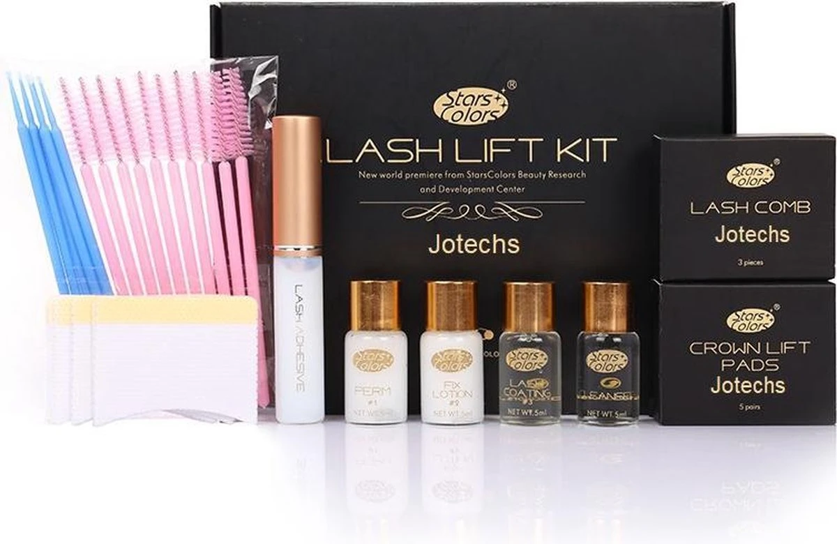 Jotechs Wimperlifting Set - Lash Lift Kit - Professionele Set Om Thuis Te Gebruiken - Professionele Wimperlifting Set - Wimperlift - Wimperlifting - Wimper Lift - Wimperserum - Lash Lift Kit - Wimpers Krullen - Nieuw Model 2023