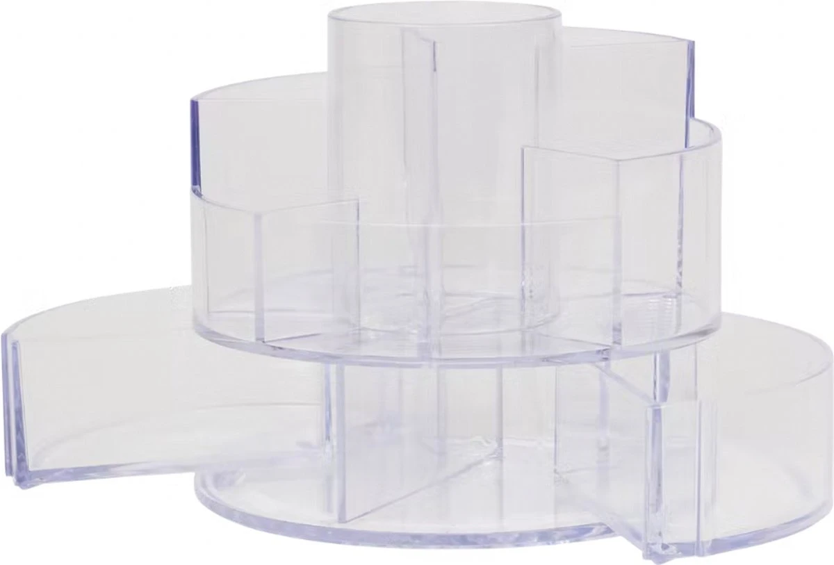 Brash - Make Up Organizer - Organizer - Organizer Bakjes - Transparant - Uitklapbaar - Afbeelding 2