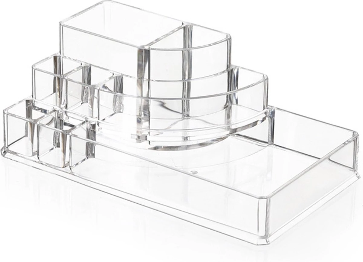 Five® Make Up Organiser Transparant - Transparant - Sorteervakken - Afbeelding 2