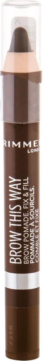 Rimmel London Rimmel Brow Pomade Wenkbrauwpotlood - Dark Brown - Afbeelding 3