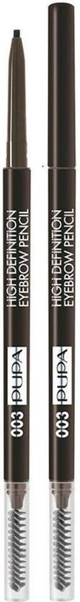 PUPA Milano High Definition Eyebrow Pencil 003 - Dark Brown - Afbeelding 3