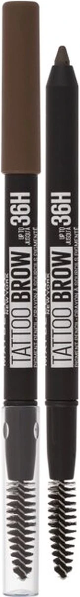 Maybelline Tattoo Brow 36H Wenkbrauwpotlood - 05 Medium Brown - Afbeelding 13