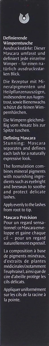 Dr. Hauschka - Defining Mascara 01 Black - Afbeelding 4