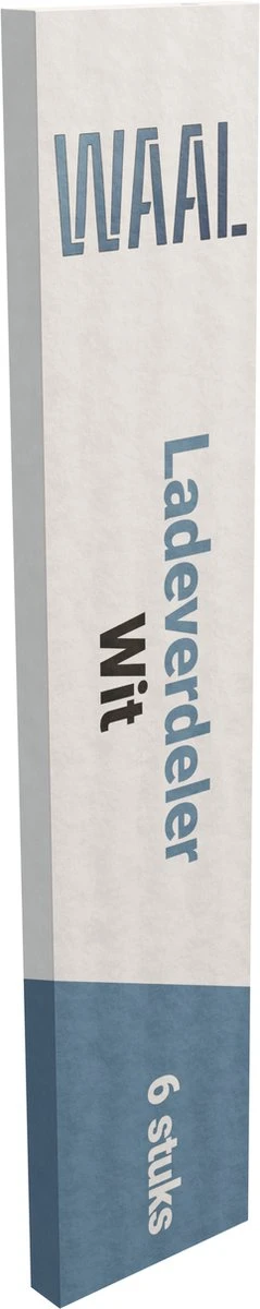 Waal® Lade Organizer - Lade Verdeler - 6 Stuks - Wit - Afbeelding 6