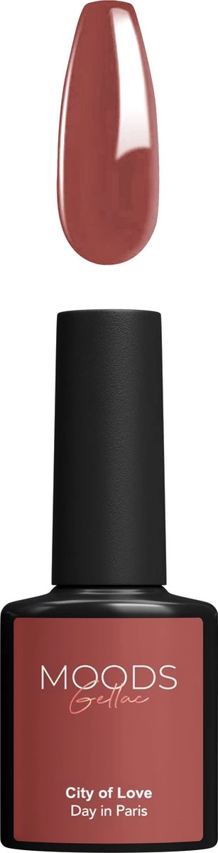 Moods Gellac - City Of Love - Gellak - Nude Rood - 15ML