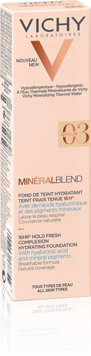 Vichy Minéralblend Foundation - 03 Gymsum - 30 Ml - Afbeelding 6