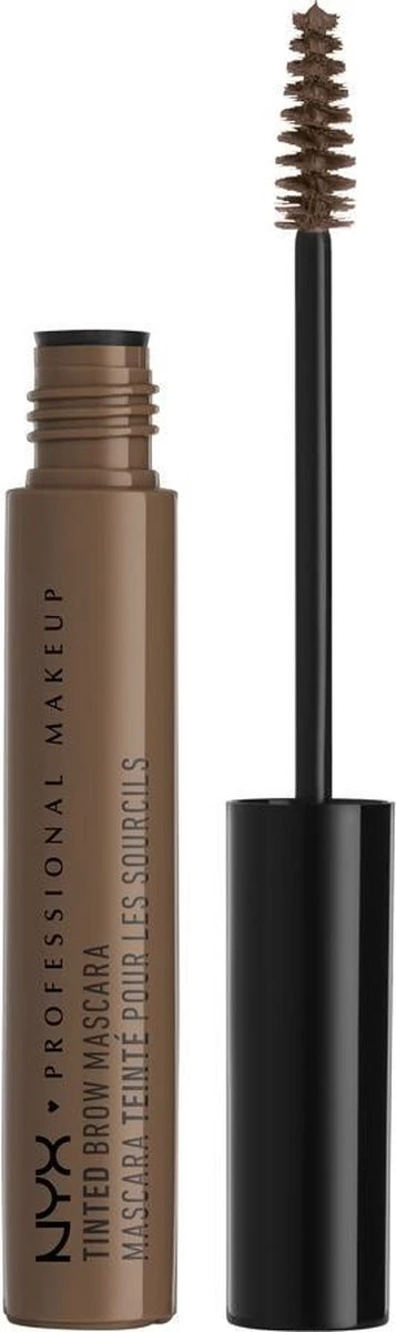NYX Professional Makeup Tinted Brow Mascara - Chocolate TBM02 - Wenkbrauwgel - Afbeelding 3