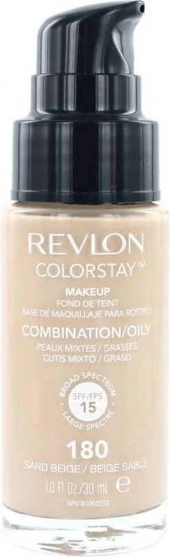 Revlon Colorstay Foundation With Pump - 180 Sand Beige (Oily Skin)