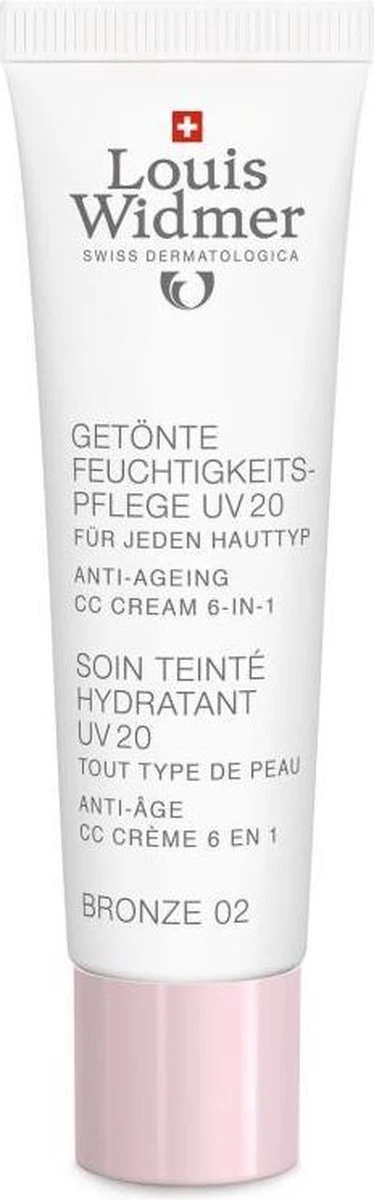 Louis Widmer CC-cream (getinte Dagverzorging UV20) Nr.2 Bronze Ongeparfumeerd - Afbeelding 4