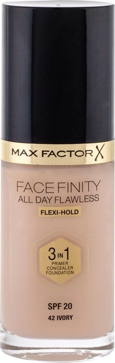 Max Factor Facefinity All Day Flawless 3-In-1 Vegan Foundation 042 Ivory - Afbeelding 6